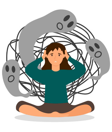 Peur, anxiété, angoisse, stress, panique
