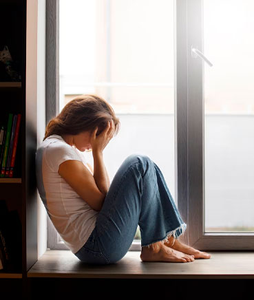 personne qui visiblement maltraite son corps